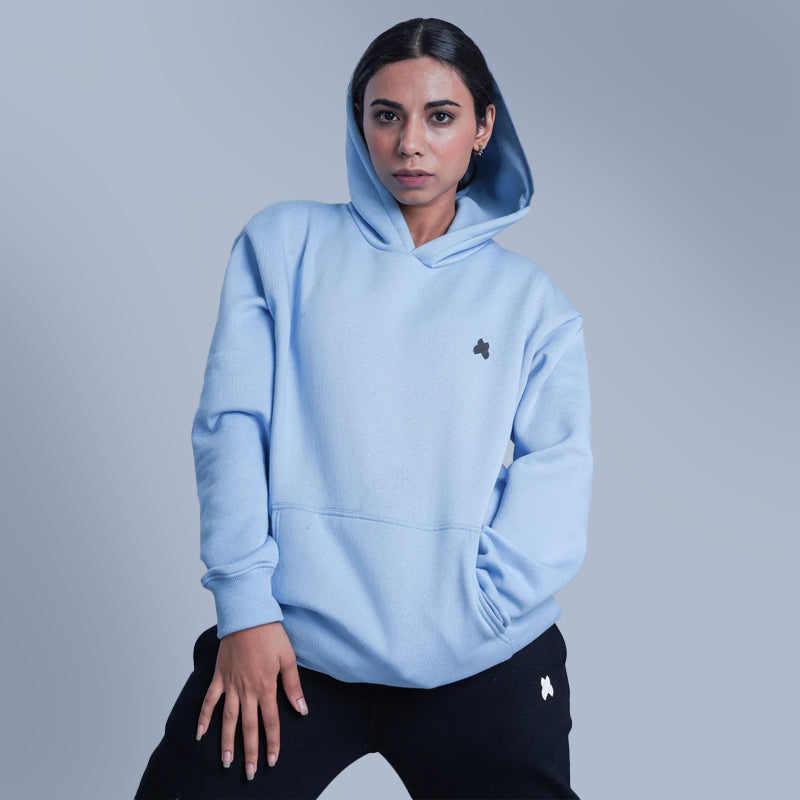 Tranquil Blue Oversized Hoodie