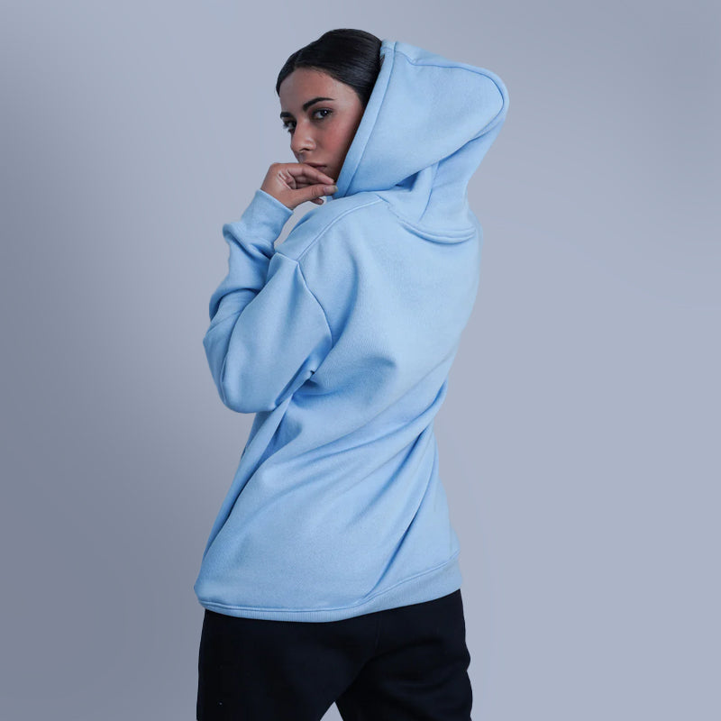 Tranquil Blue Oversized Hoodie
