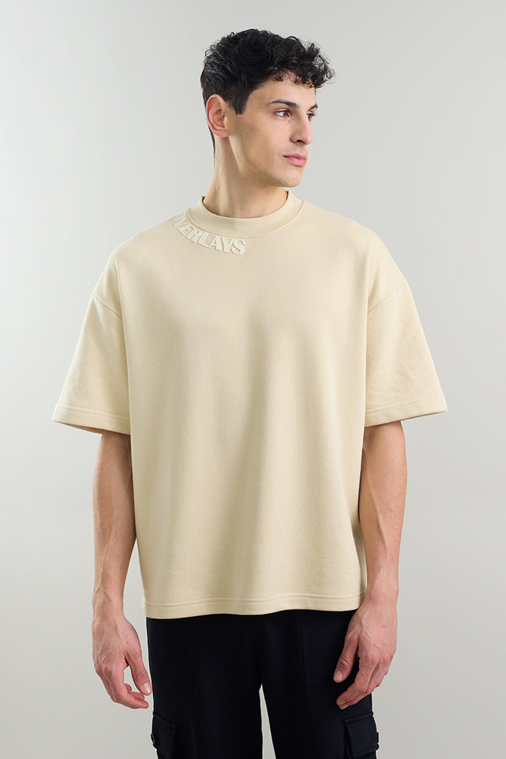 Textured Champion Arc Oversized Fit T-shirt
