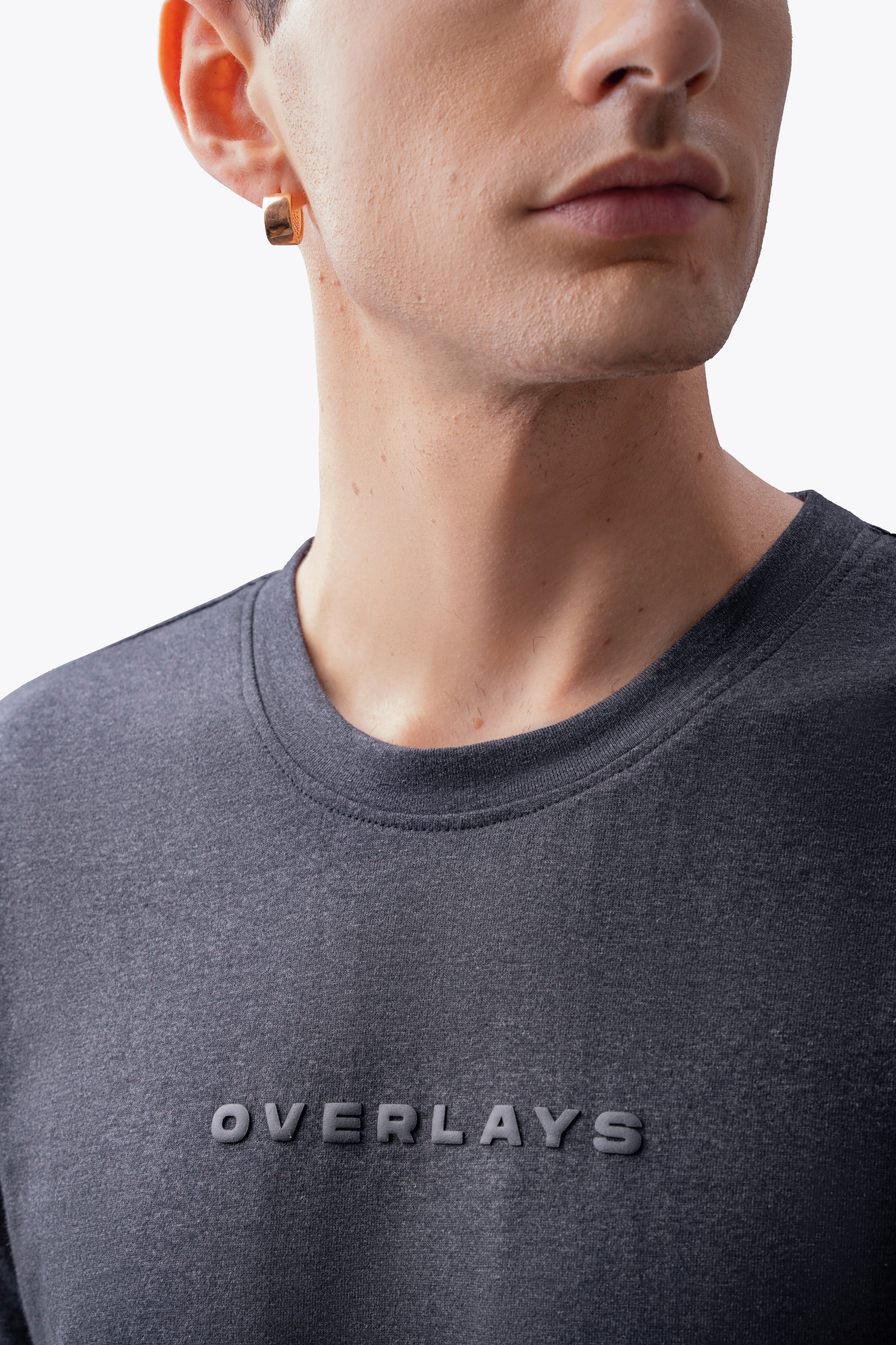 Charcoal Grey Regular Fit T-shirt