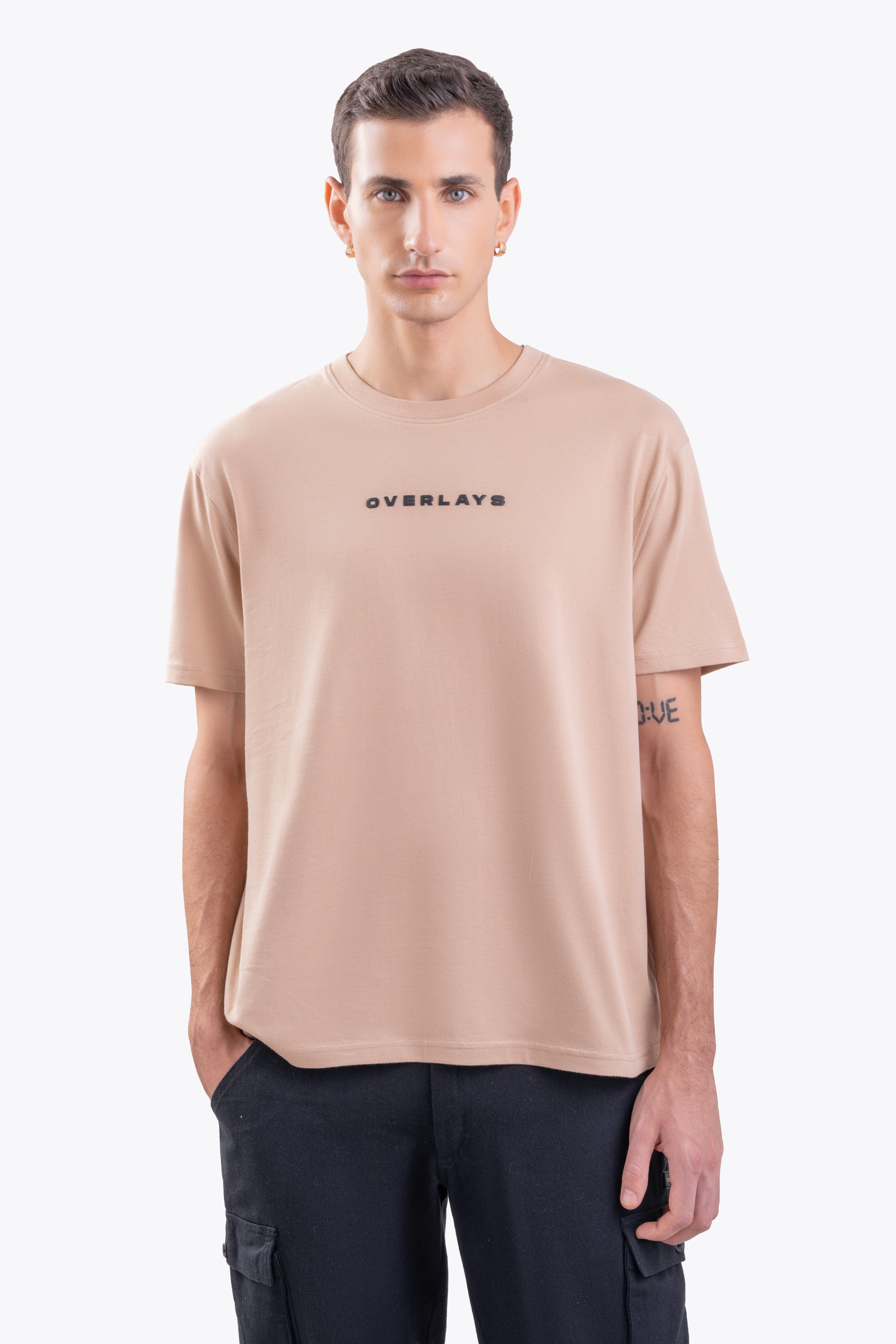 Coffee Brown Oversized Fit Tshirt
