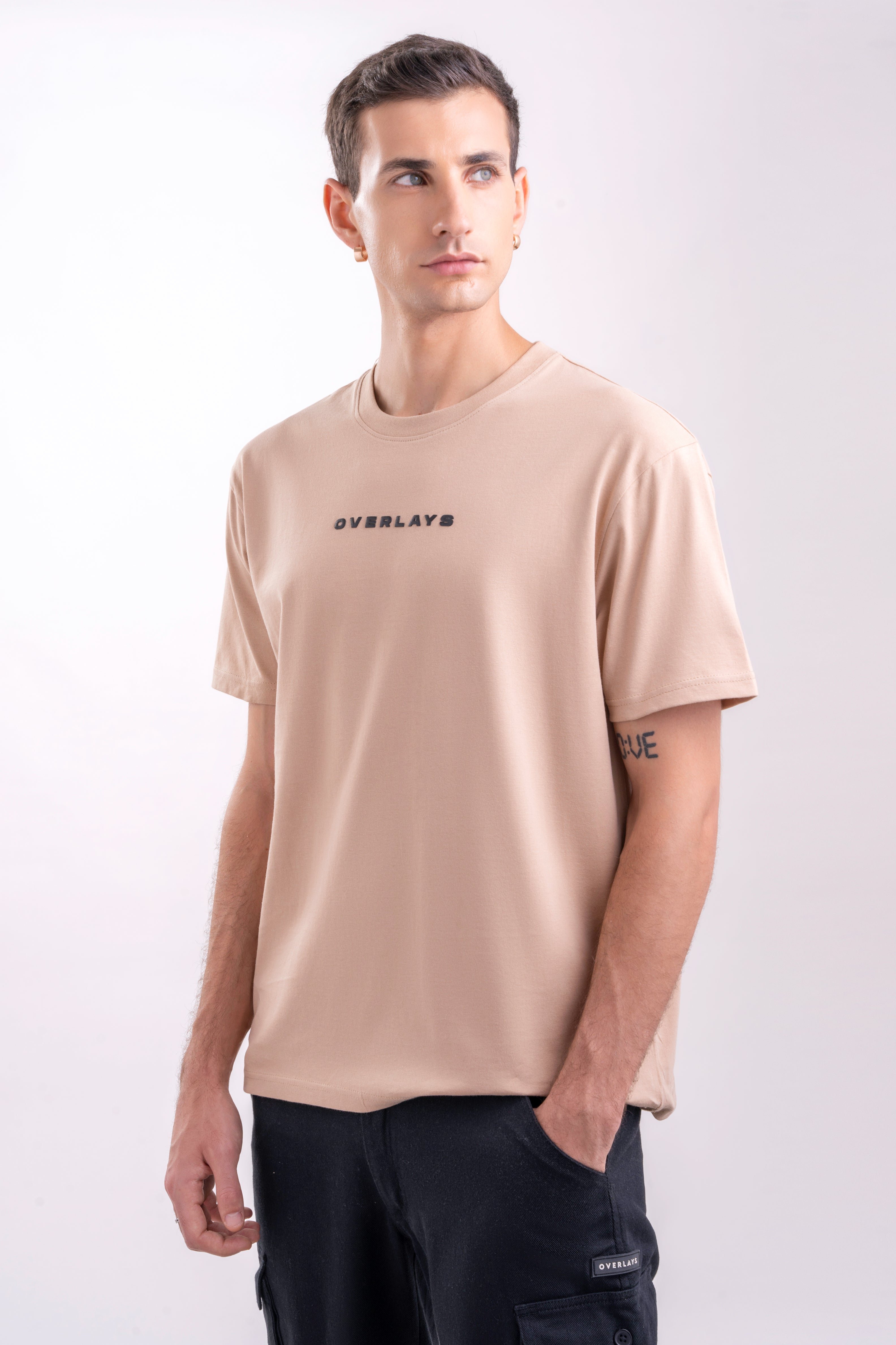 Coffee Brown Oversized Fit Tshirt