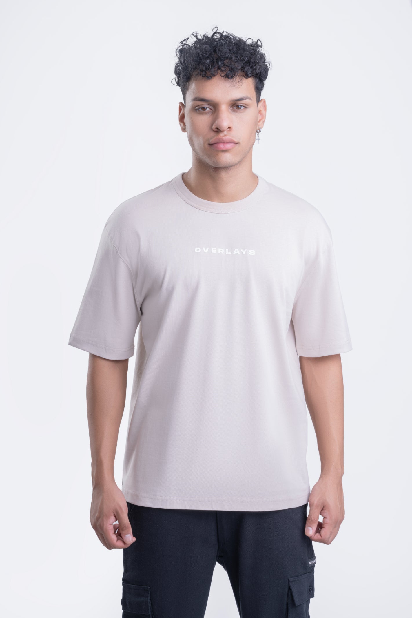 Relaxed Fit Men's Arise Tshirt - Beige