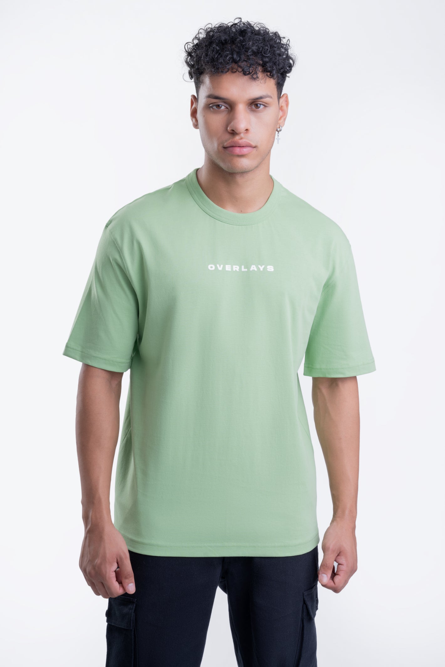Relaxed Fit Men's Bloom Tshirt - Green