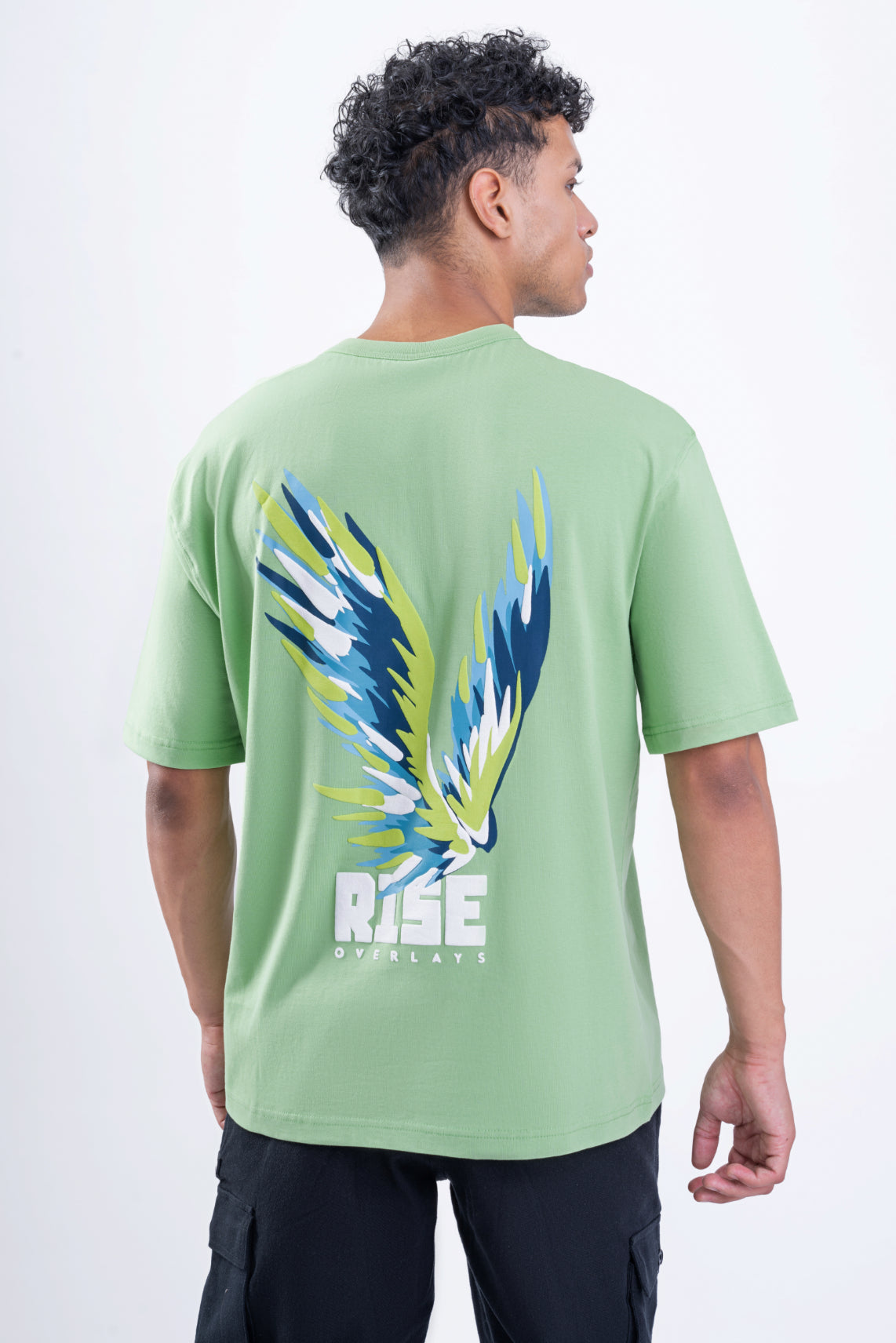 Relaxed Fit Men's Arise Tshirt - Green