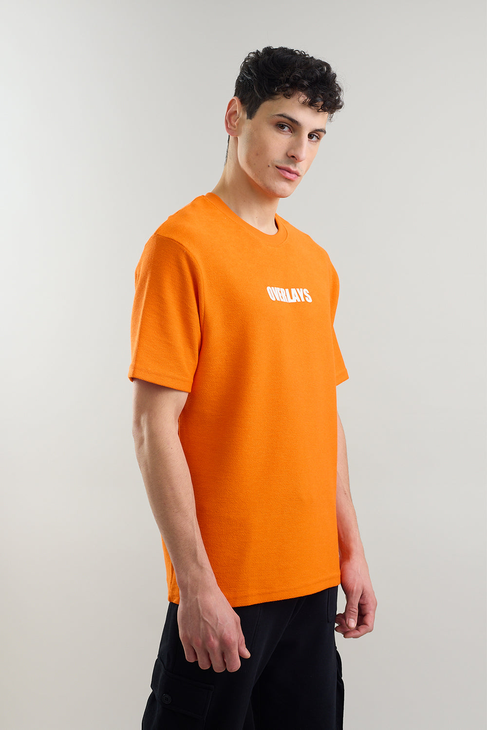 Textured Heavy Weight OVRLS Relaxed fit T-shirt