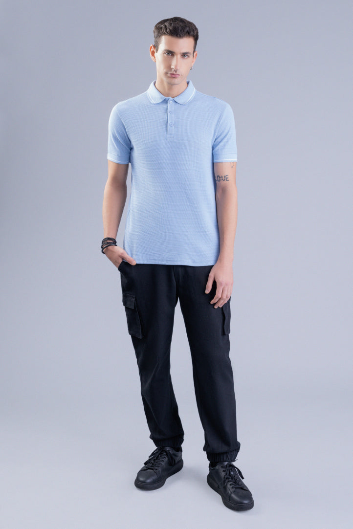 Off-Grid Polo Tshirt - Blue