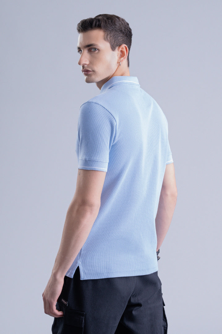 Off-Grid Polo Tshirt - Blue